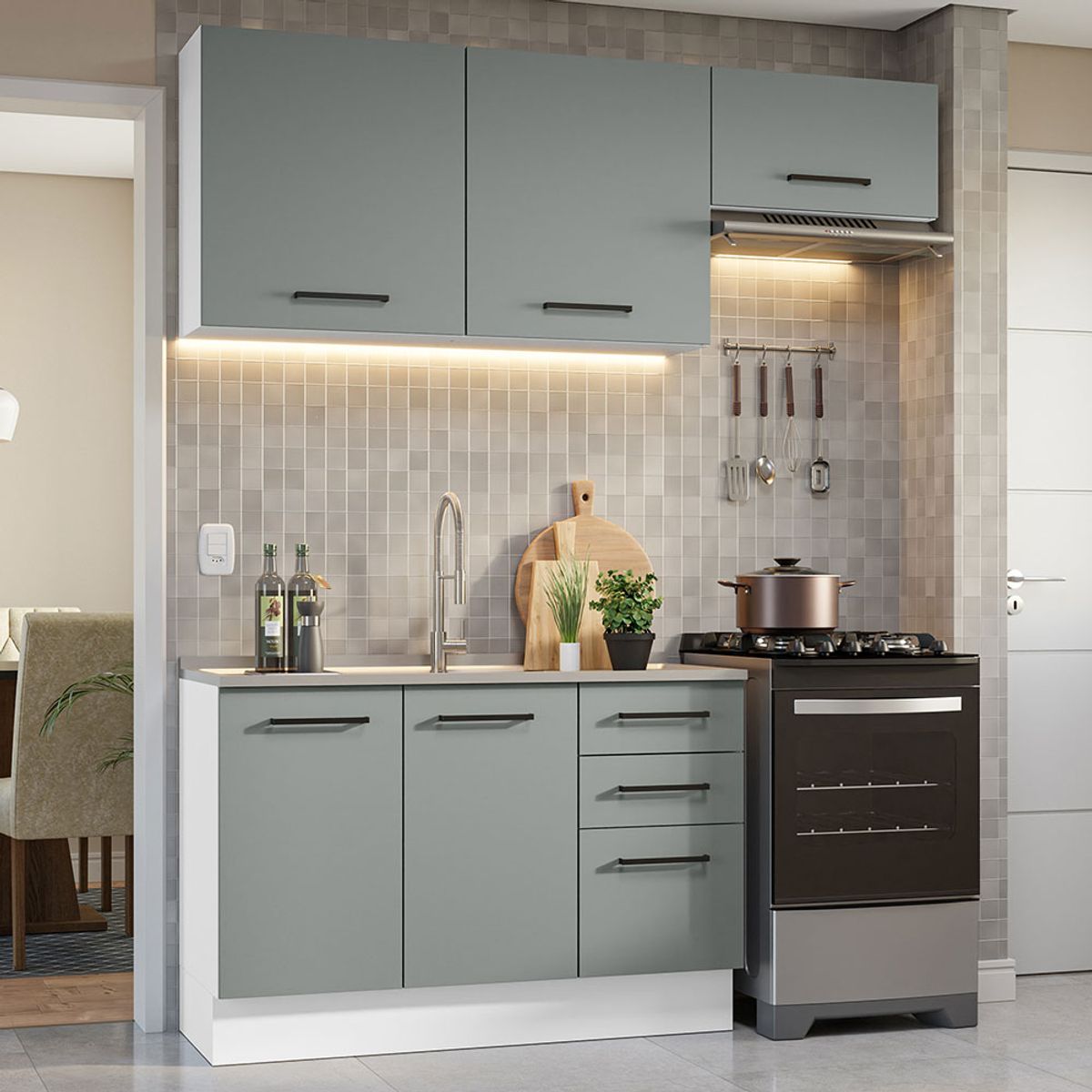 MADESA - Mueble de Cocina Integral Agata 180 cm 09