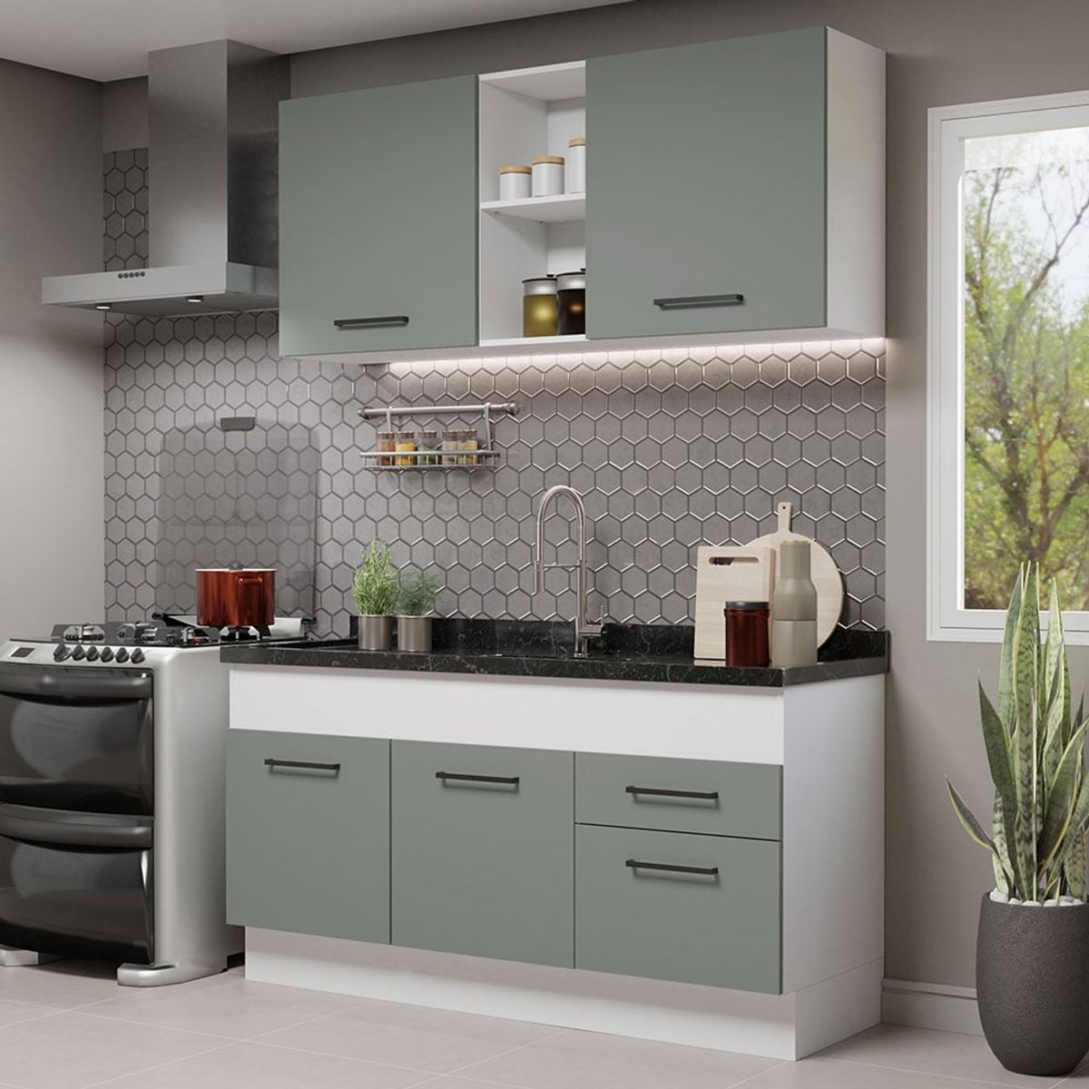 MADESA - Mueble de Cocina Integral Agata 150 cm 02