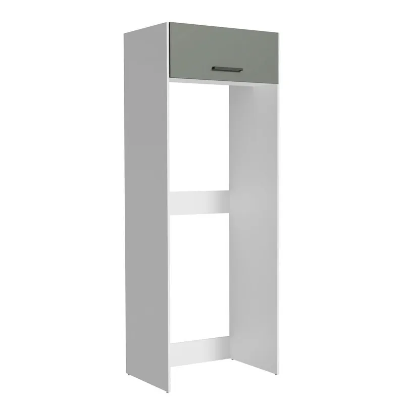 MADESA - Mueble de Cocina Portarefrigerador Agata 1 Puerta Abatible