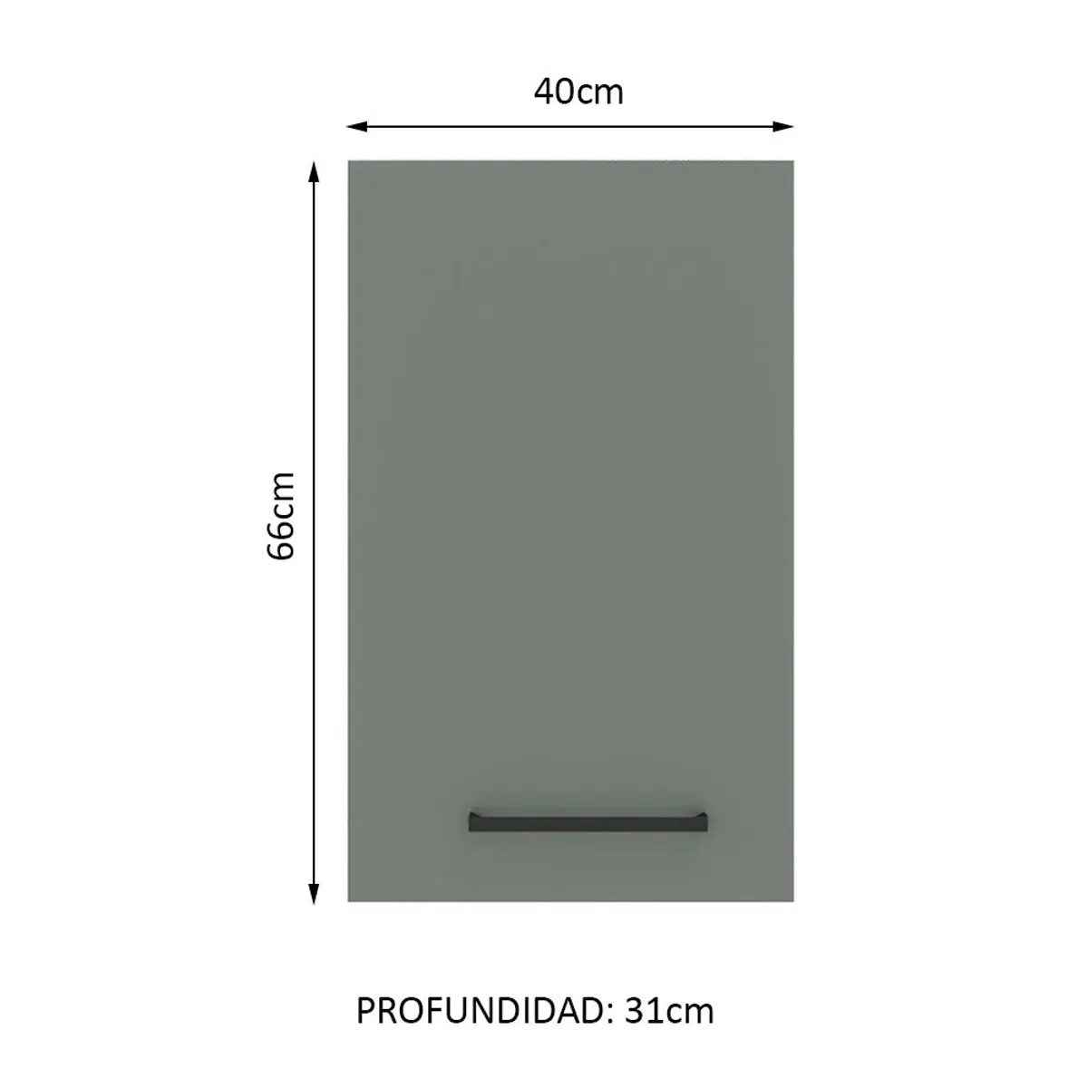 MADESA - Alacena de Cocina Agata 40 cm 1 Puerta