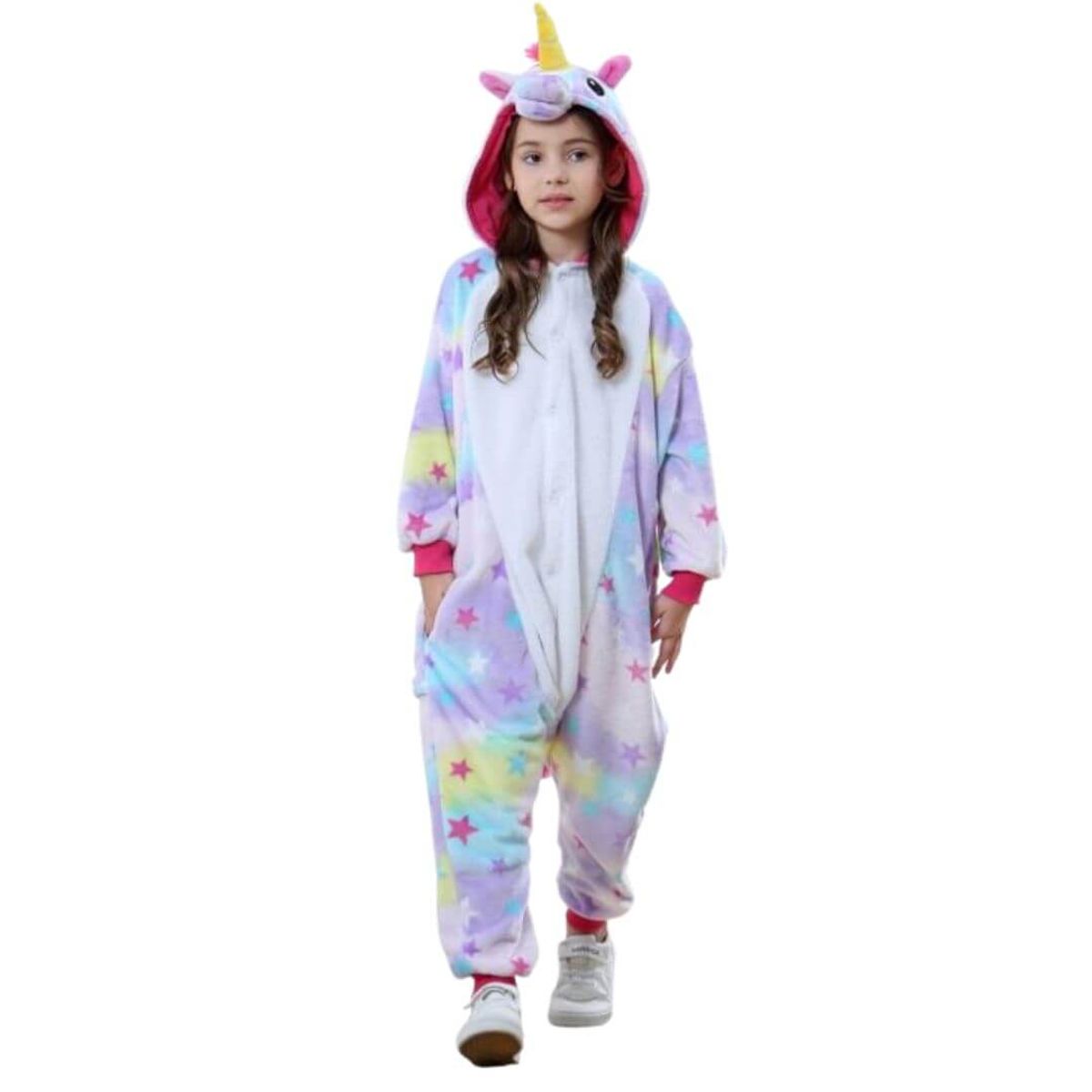 GENERICO - Pijama Unicornio Onesie Niñas Disfraz - Talla desde 4 hasta M