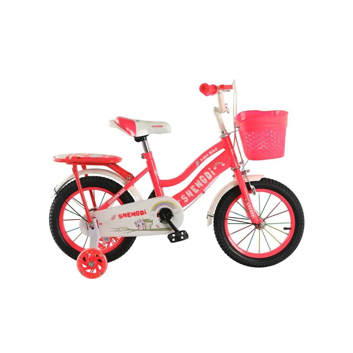 GENERICO - Bicicleta Para Niña Infantil Kids Aro12 Coral