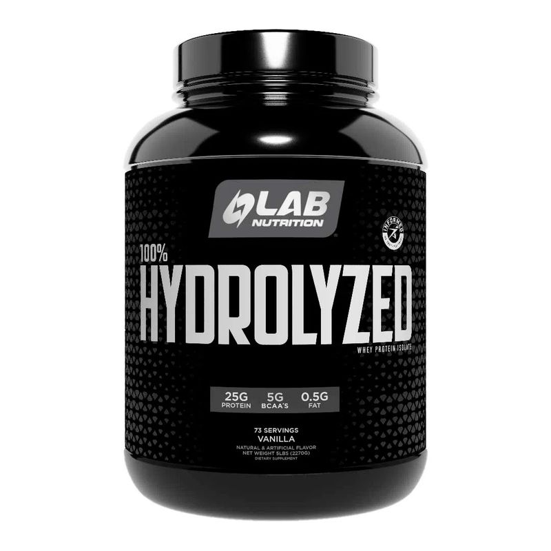 LAB NUTRITION USA - 100 HYDROLYZED VAINILLA 5LB