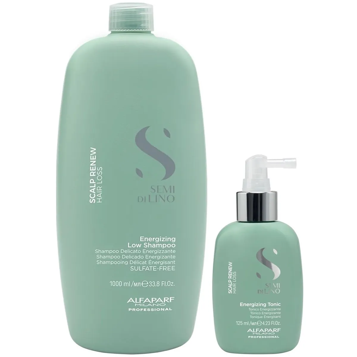 ALFAPARF MILANO - Shampoo Anticaída 1000ml  Tónico Alfaparf Scalp Renew Hair Loss