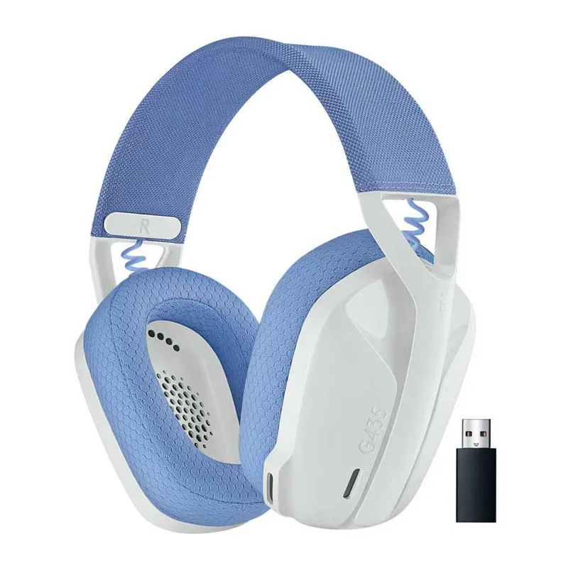 LOGITECH - Audífono Bluetooth Logitech G435 C Micrófono USB Wireless - Blanco