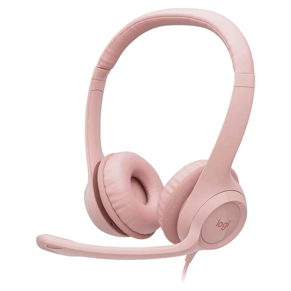 LOGITECH - Audífono Logitech H390 USB Call Center Cancelación de Ruido - Rosa