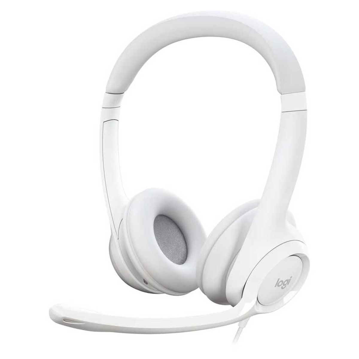 LOGITECH - Audífono Logitech H390 USB Call Center Cancelación de Ruido - Blanco