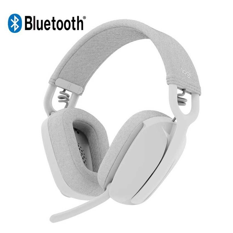 LOGITECH - Audífono Bluetooth Logitech Zone Vibe 100 Wireless Micrófono - Blanco