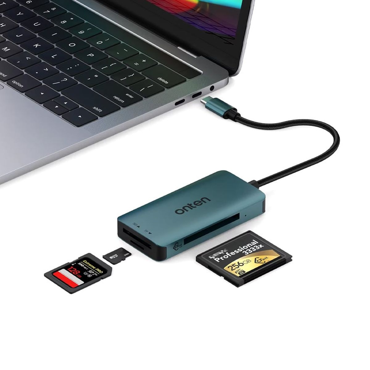 UGREEN - Lector Tarjetas Cfast 2.0 Dual Usb 3.0 Usb C Otg Android