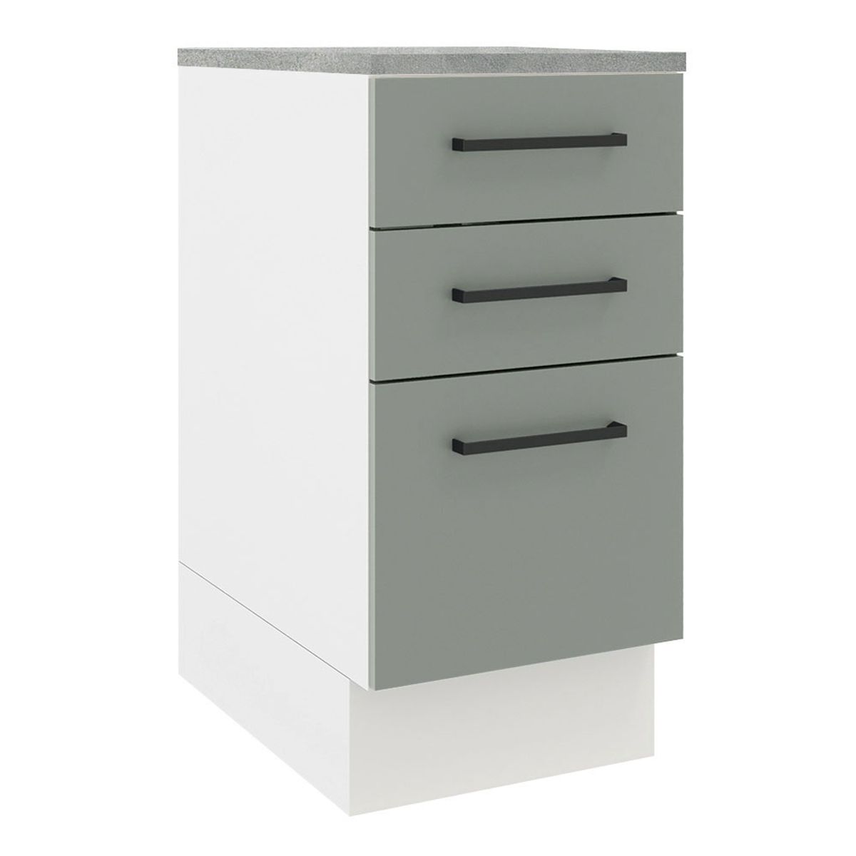 MADESA - Mueble de Cocina Agata 40 cm 3 Cajones