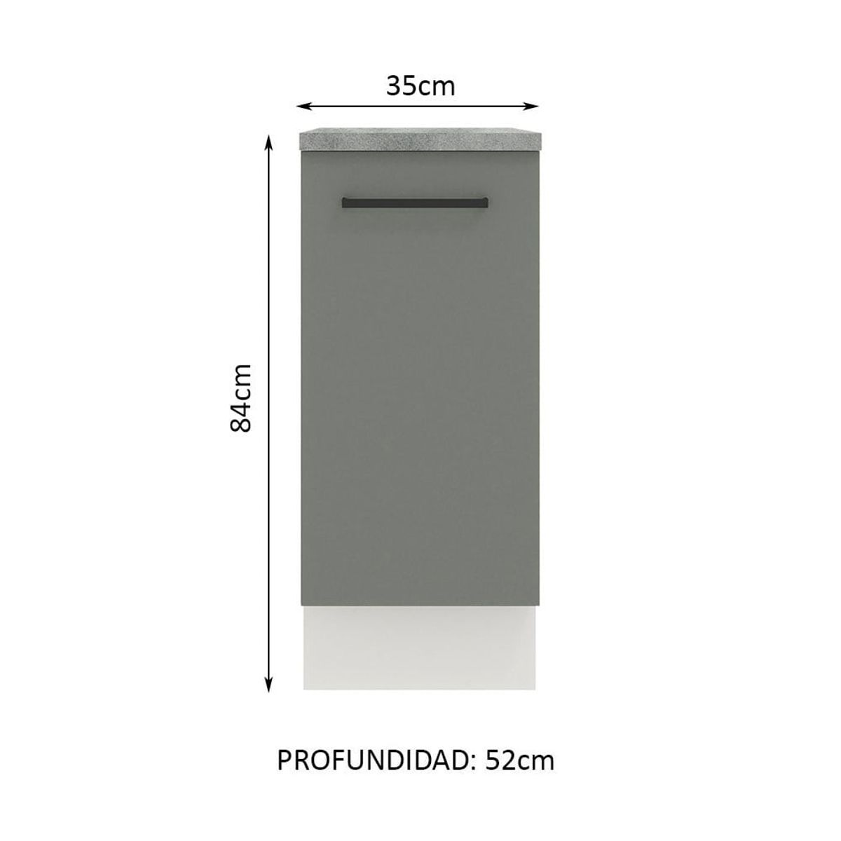 MADESA - Mueble de Cocina Agata 35 cm 1 Puerta