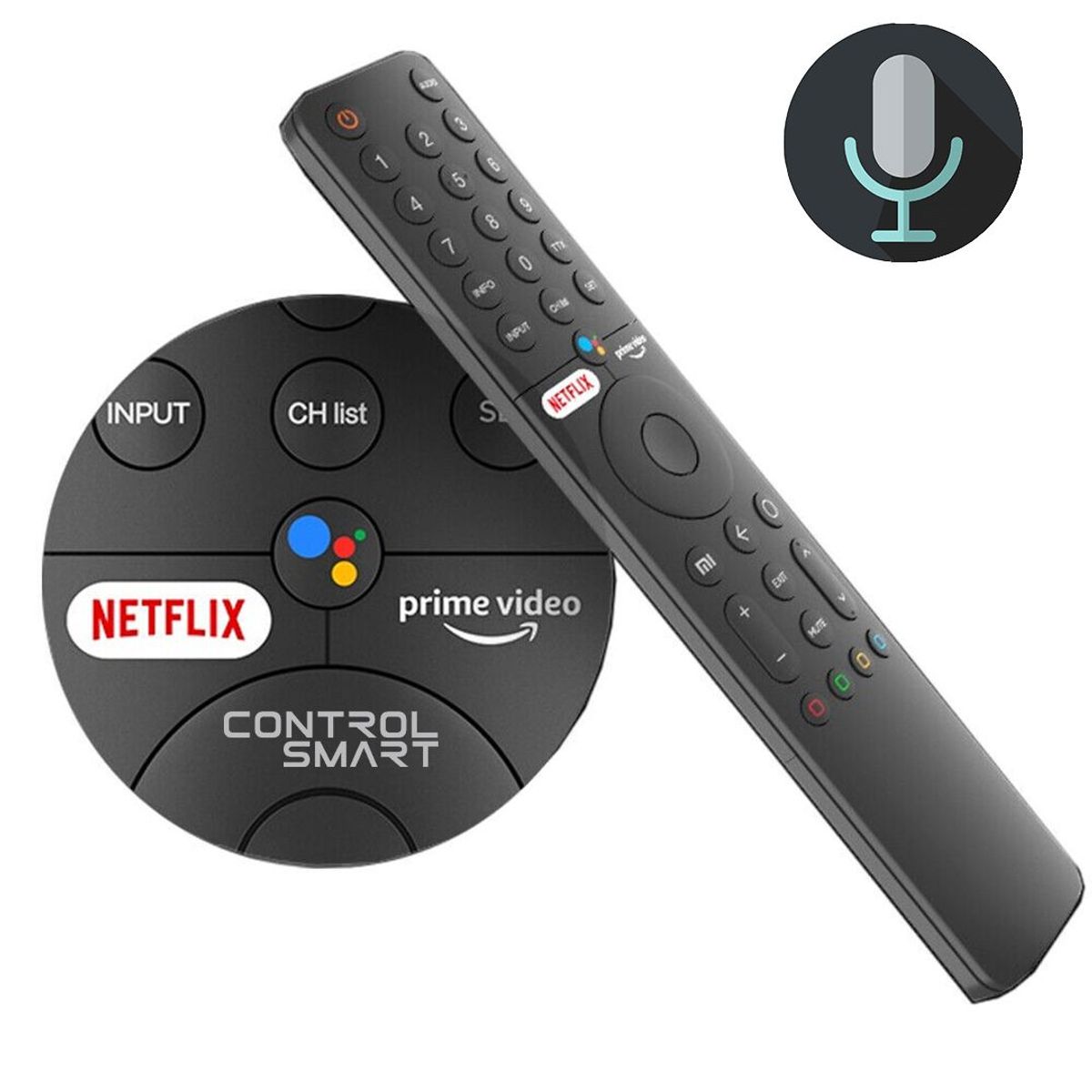 UNIVERSAL - Control Remoto Para Tv Xiaomi Bluetooth Con Voz XMRM-19  P1 Android 4K