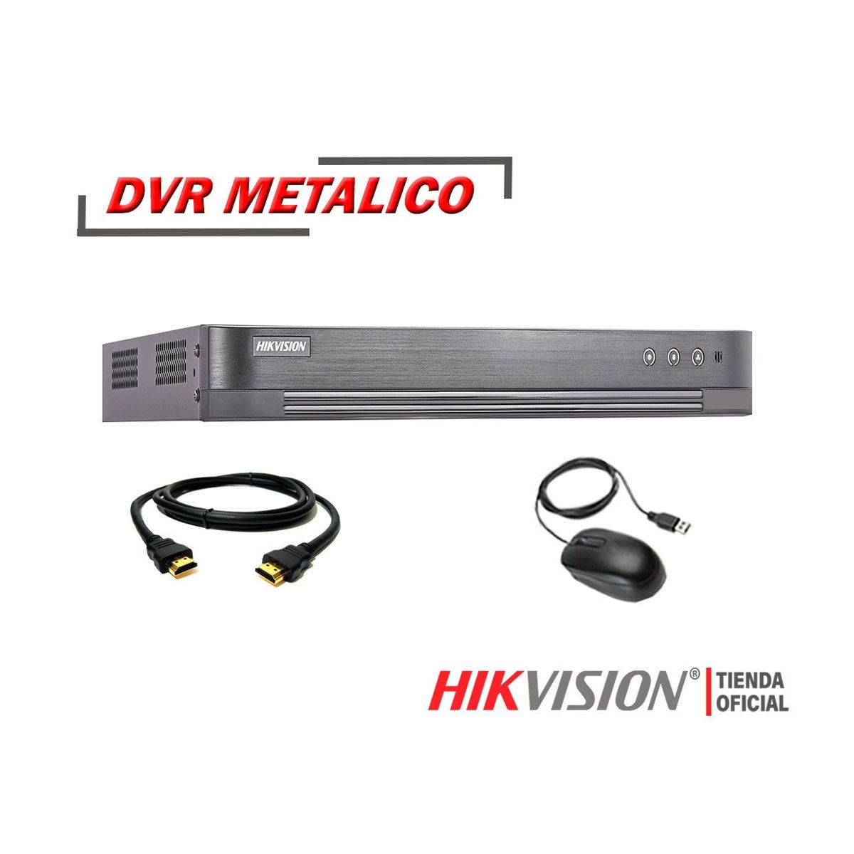 HIKVISION - Kit 6 Cámaras Seguridad Full Hd 1 Cámara Micrófono Disco 2TB