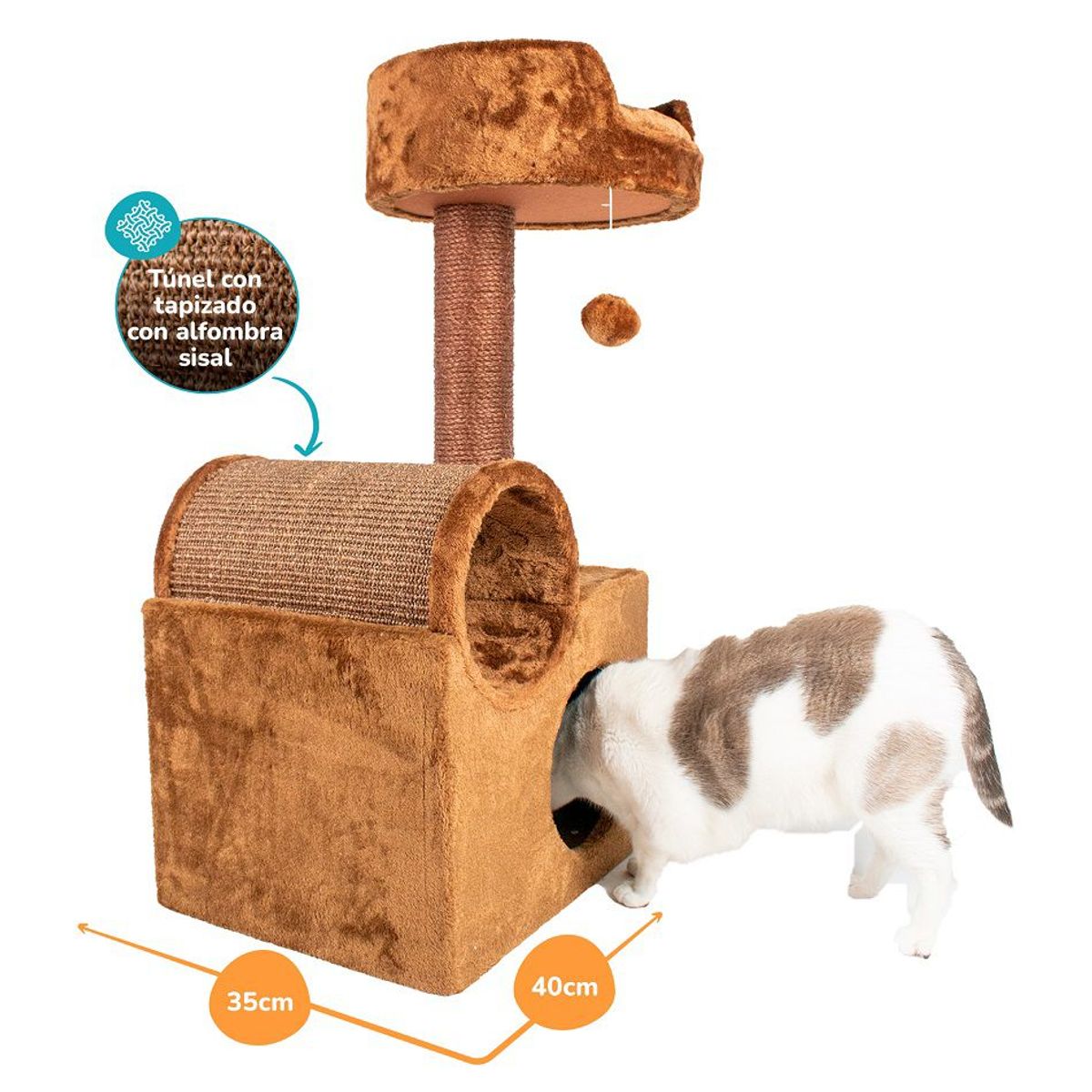 CAT OH - Rascador para Gatos - Rollo Gatuno