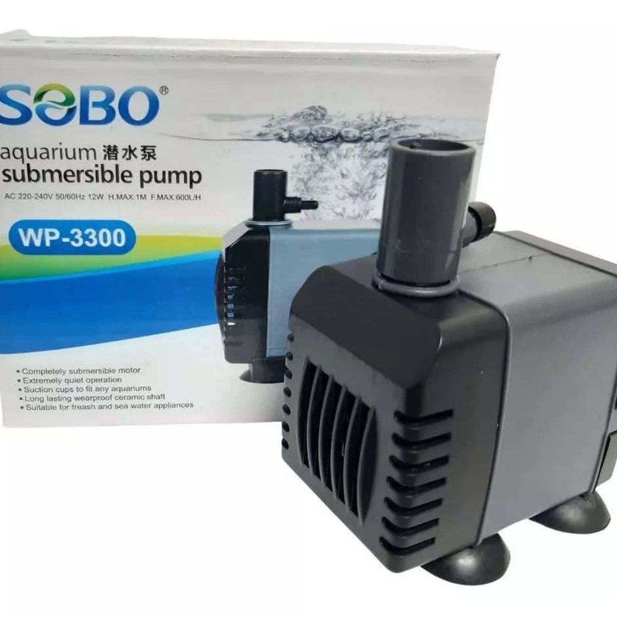 GENERICO - Bomba Sumergible Multifuncional Sobo Wp-3300 Pecera