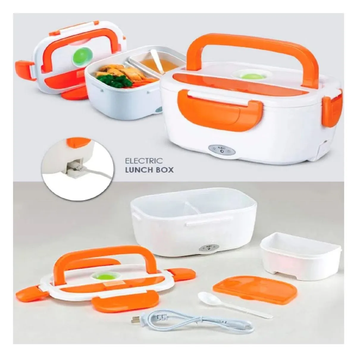 OEM - Lonchera Eléctrica Portátil NARANJA