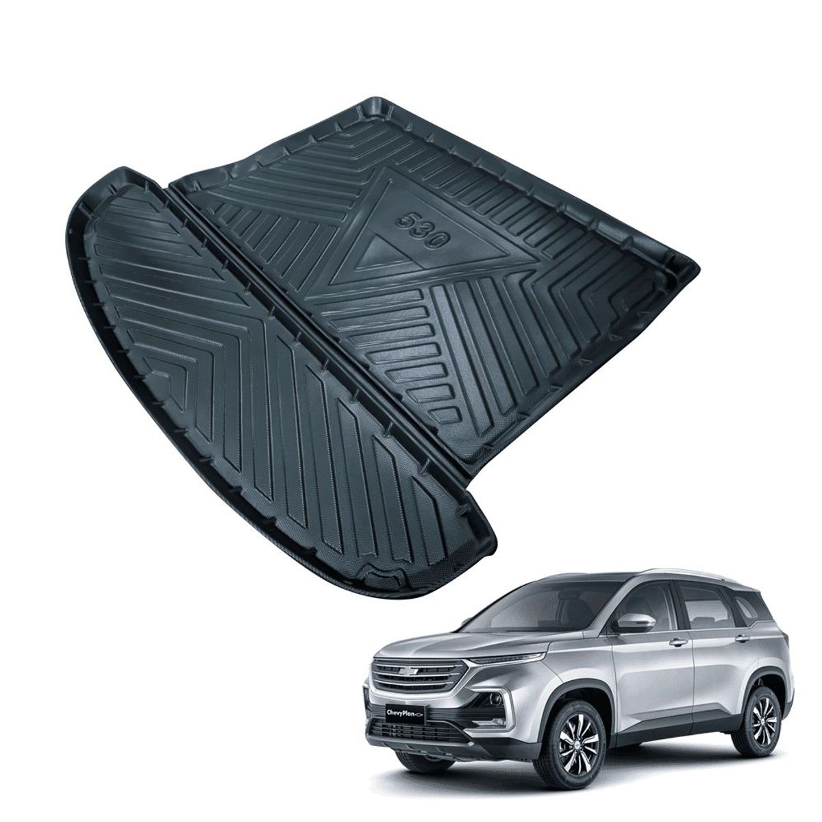 OZ TUNNING - Piso de Maletera Tipo Bandeja para Chevrolet Captiva 3 Filas