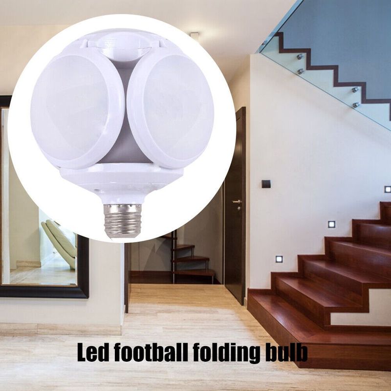 GENERICO - Lampara Bombillo de 40Watts Luz Blanca LED Plegable de Techo