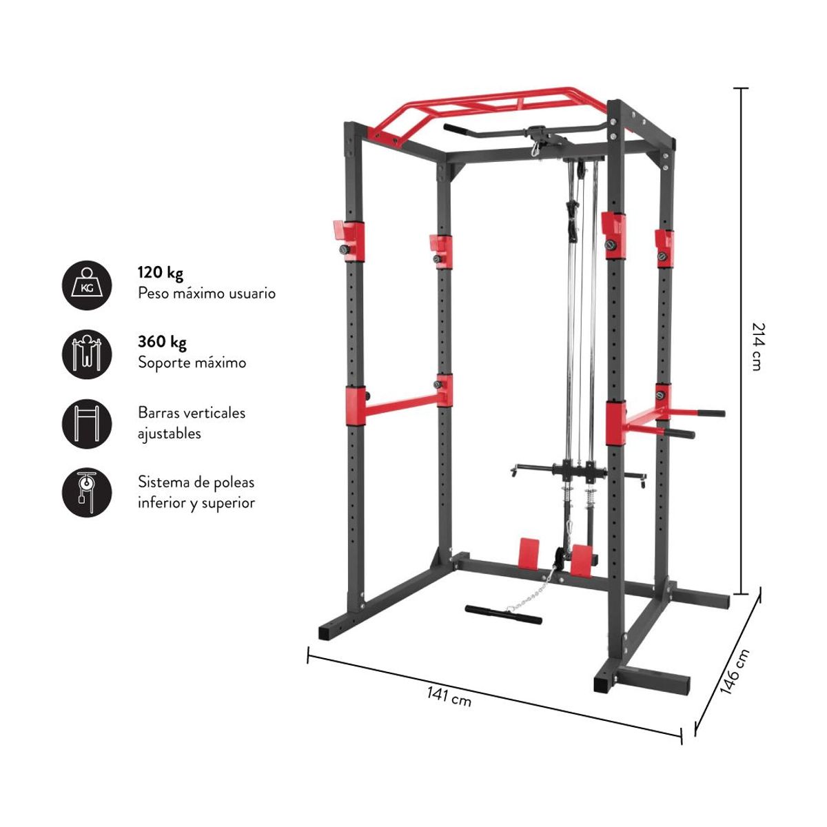 ULTIMATE FITNESS - Power Rack - R300 Pro