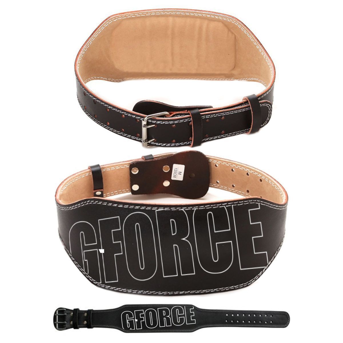 RUNNING SPORT PERU - Cinturón Correa de Cuero Levantamiento Pesa Talla M