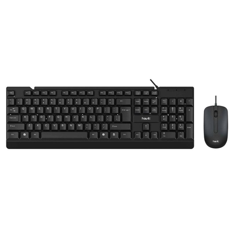 HAVIT - Combo Teclado y Mouse KB272CM USB
