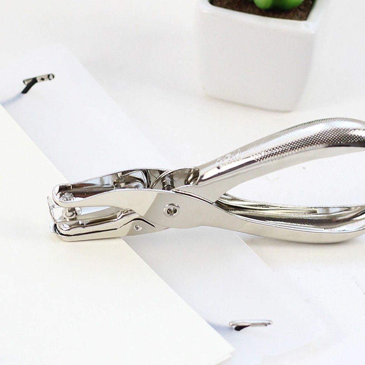 GENERICO - Perforador De 6mm 1 Hueco Manual Para Papel, Tarjetas