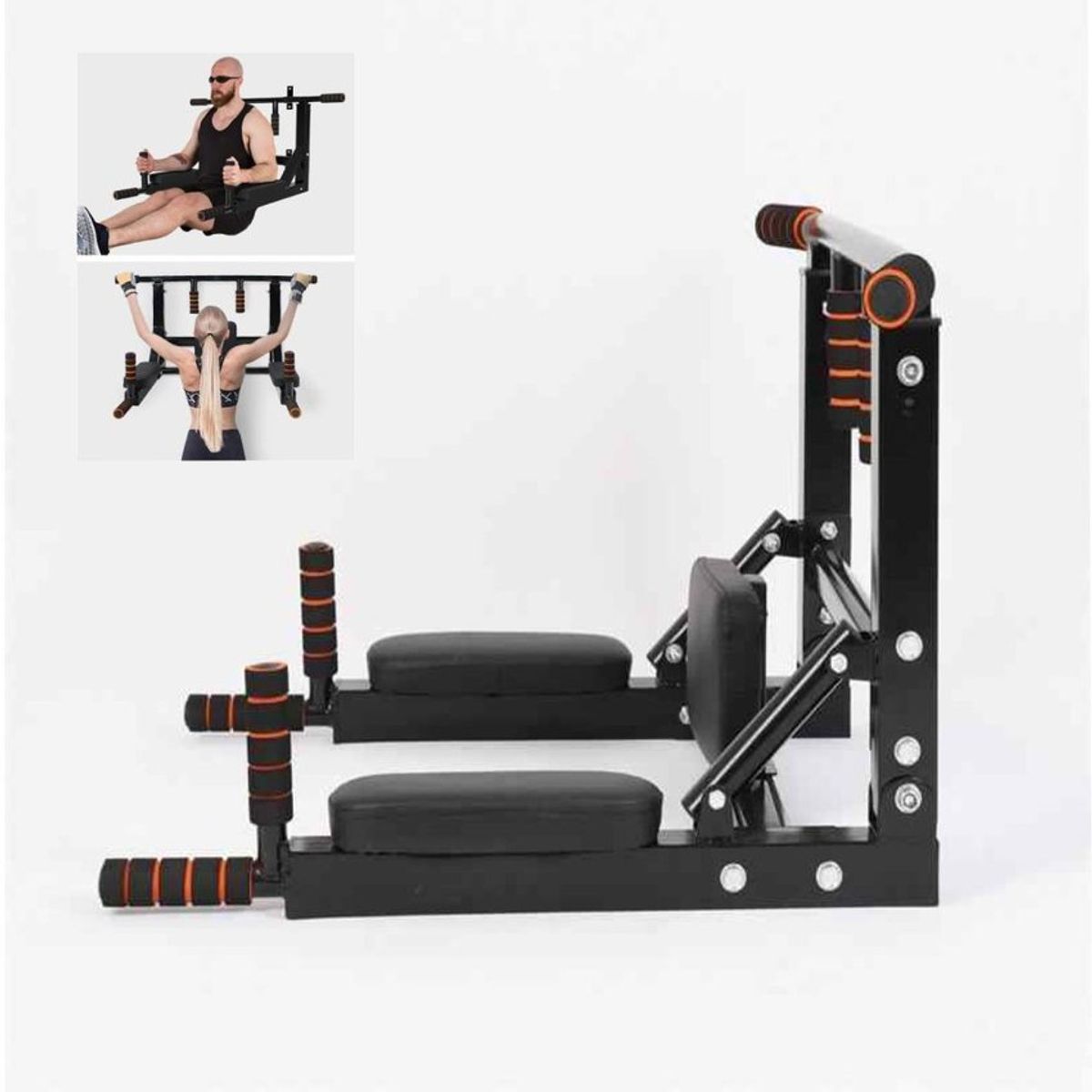 RUNNING SPORT PERU - Barra Dominadas 3 en 1 Importada con Ligas