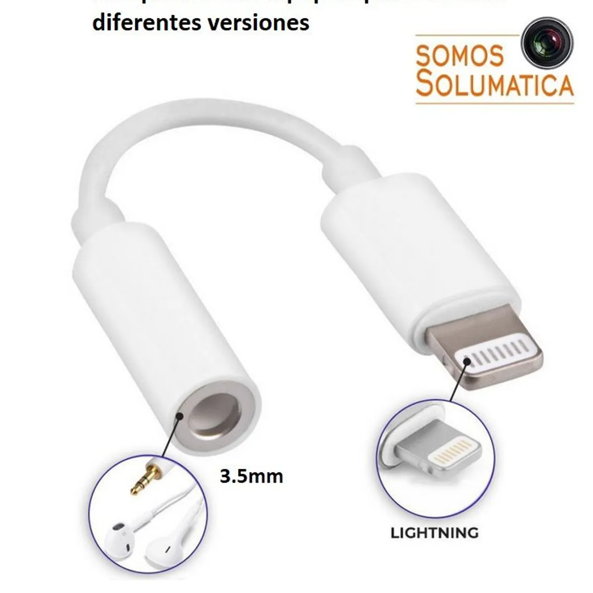 TRANYOO - Cable De Audio - Adaptador Lightning - 35mm Aux Tranyoo - Para Iphone