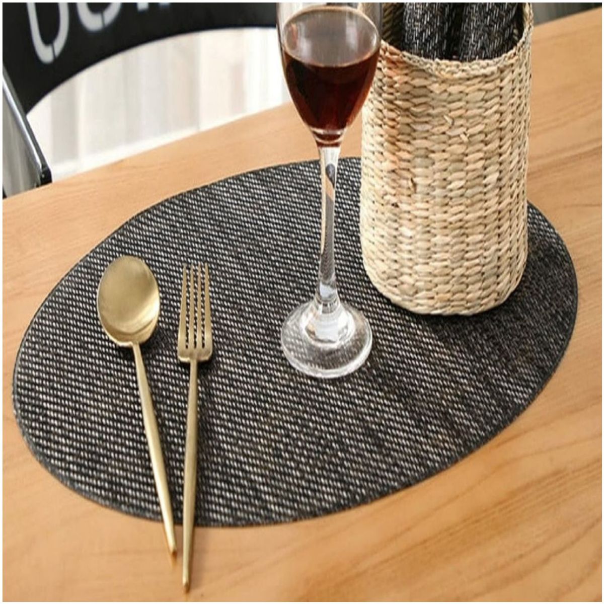 INSPIRA MARKET - Individuales redondos x4 para mesa diseños unicos