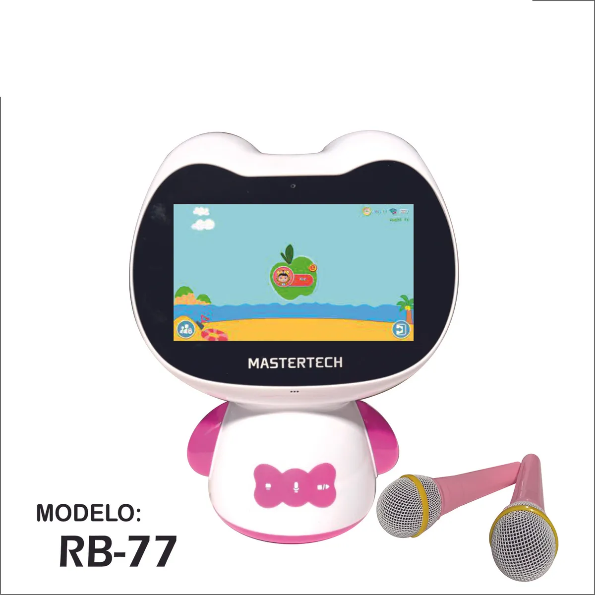 MASTERTECH - TABLET KIDS MASTERTECH 7'' RB-77 16GB 2GB  ANDROID 8.1 - ROSADO