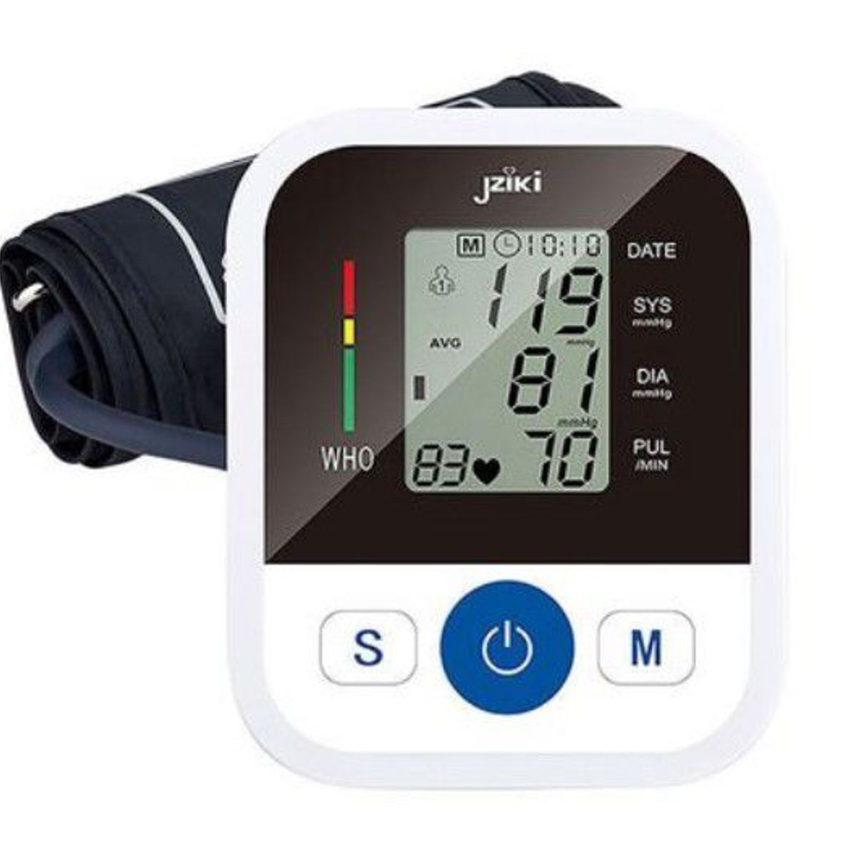 GENERICO - TENSIOMETRO BRAZO CON VOZ INTELIGENTE  INCLUYE CABLE USB