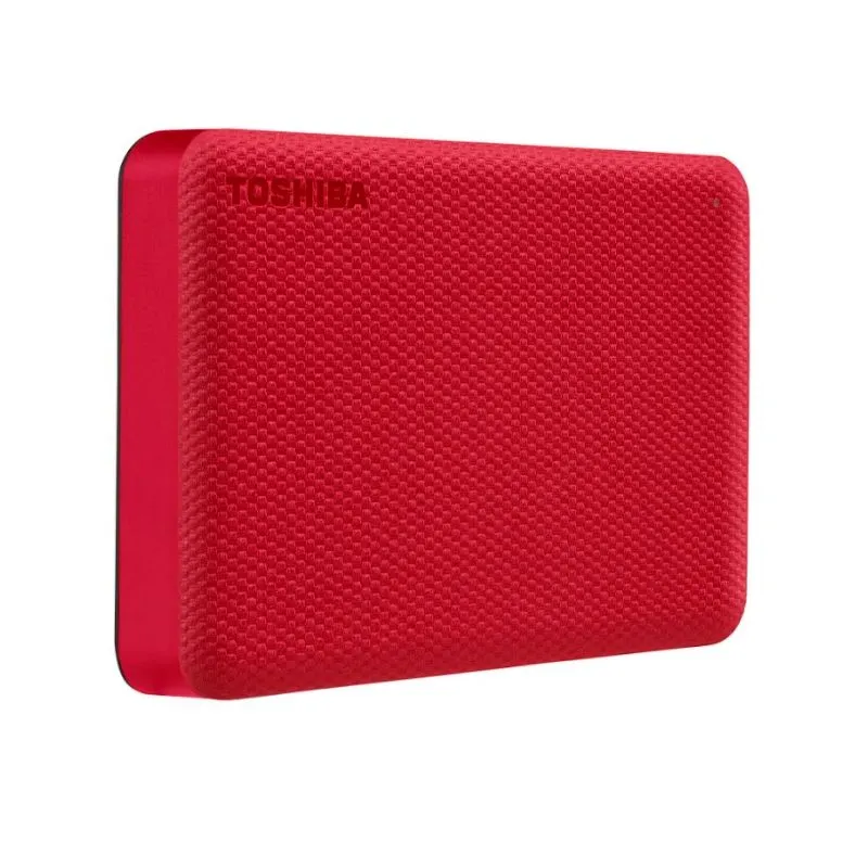 TOSHIBA - DISCO DURO EXTERNO 1 TB TOSHIBA CANVIO ADVANCE ROJO