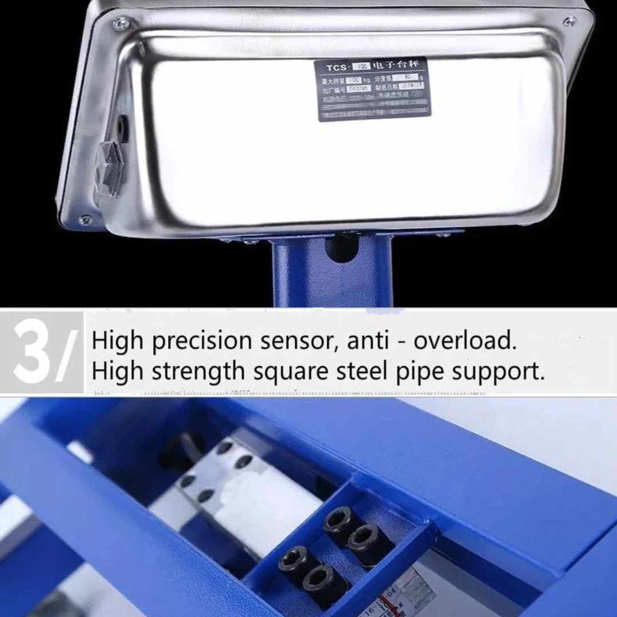 GENERICO - Balanza Industrial con Plataforma de 200Kg Balanza Comercial