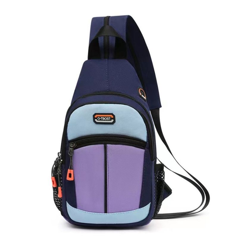 GENERICO - Mochila Pechera de canvas tela modelo Retro juvenil