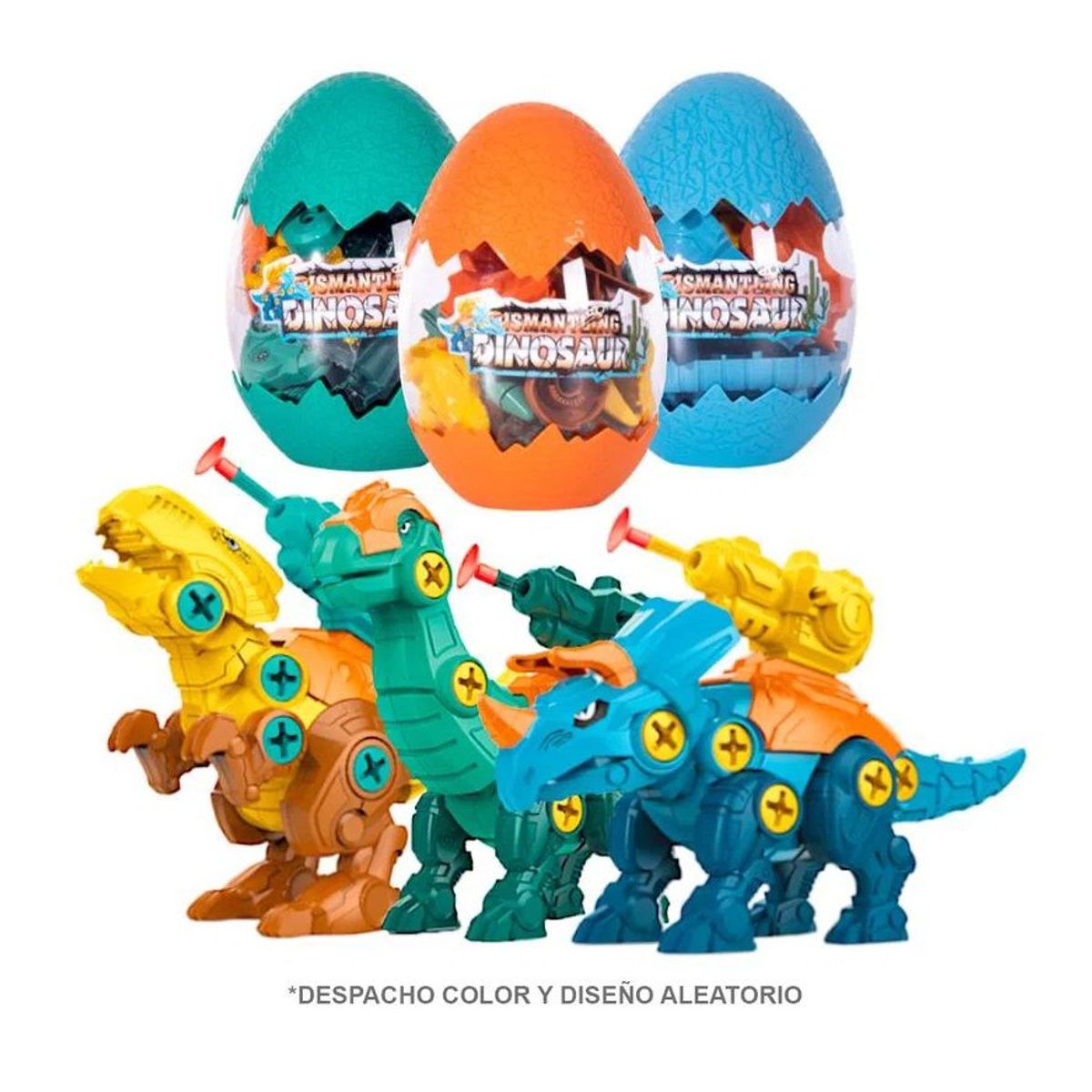 GENERICO - Dinosaurio Armable - 1 Unidad