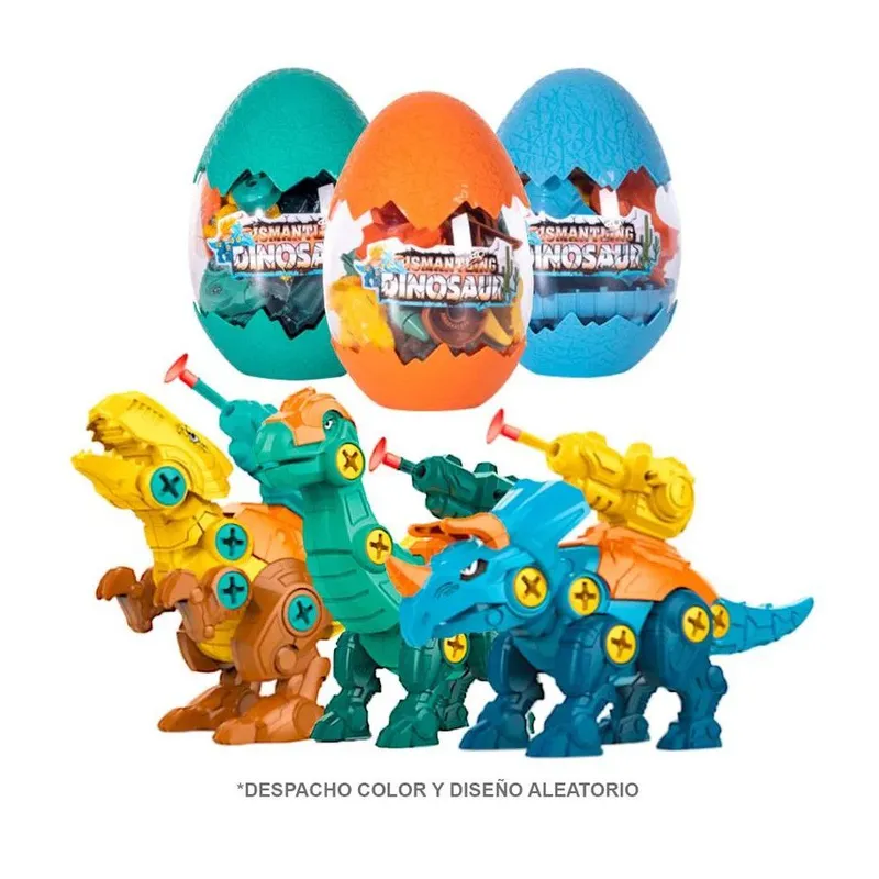 GENERICO - Dinosaurio Armable - 1 Unidad