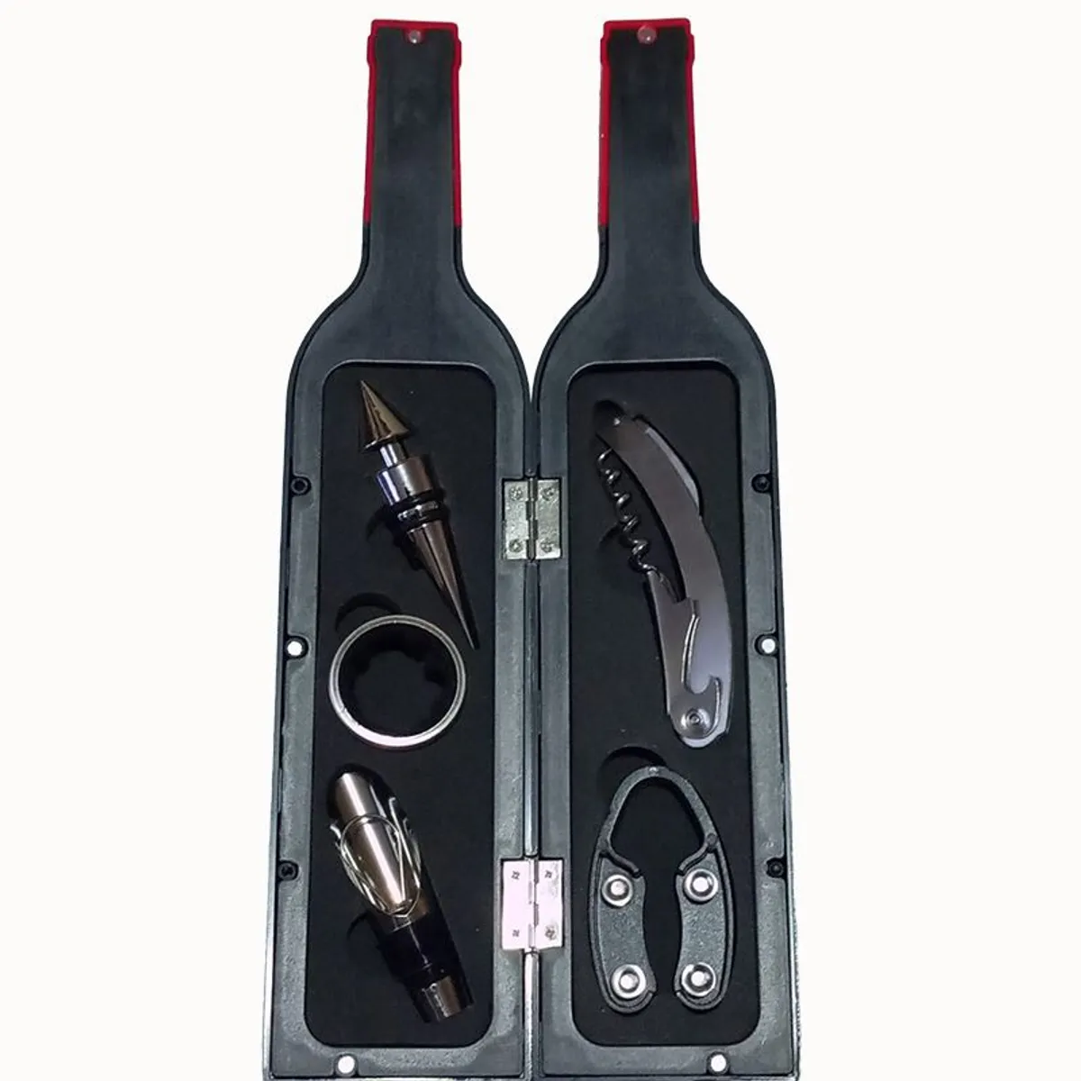 GENERICO - Set Accesorios Para Vino 5 Piezas De Acero Inoxidable