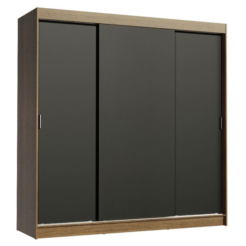 MADESA - Ropero Reno 3 Puertas Corredizas 4 Cajones