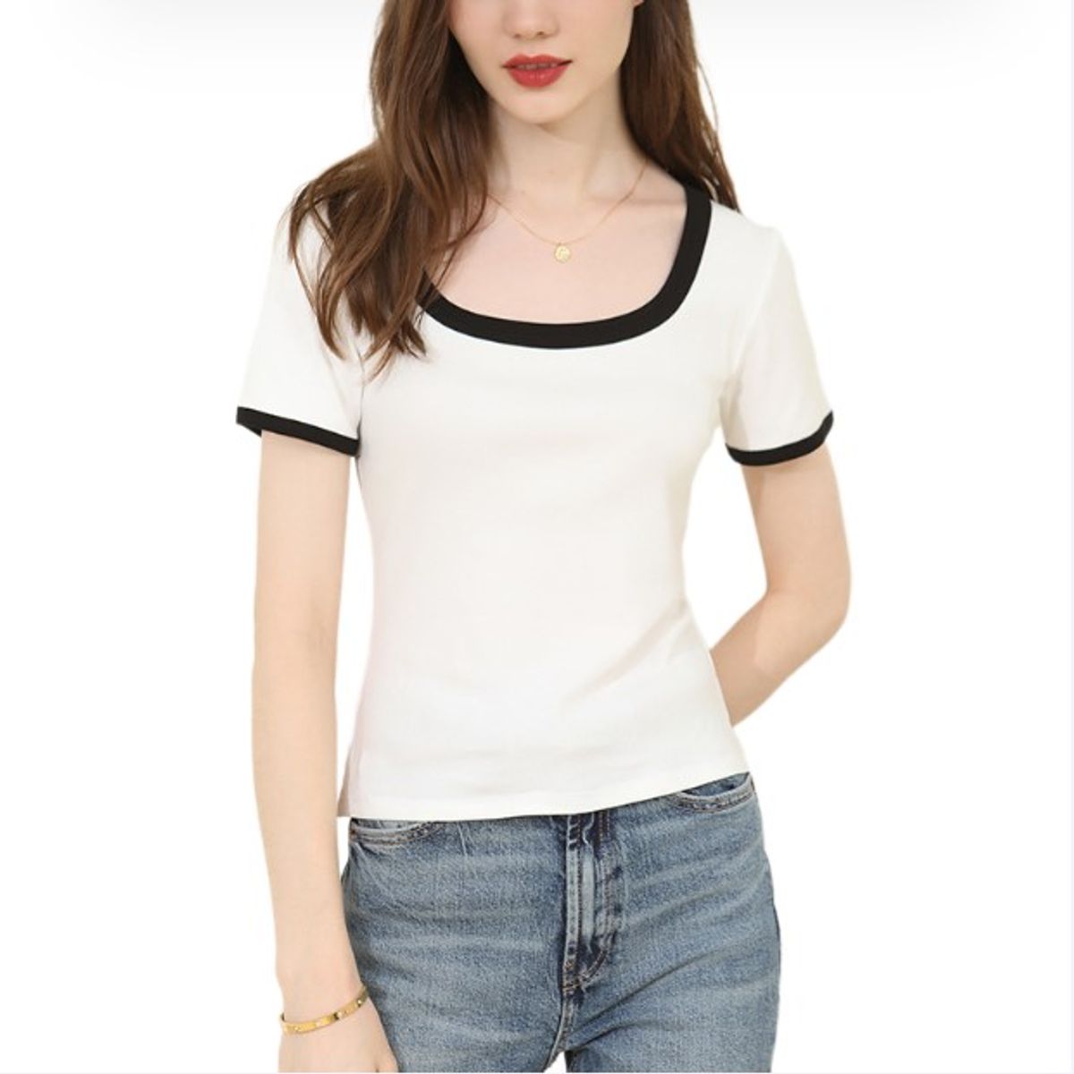 BLWOENS - Camiseta de manga corta casual para mujeres