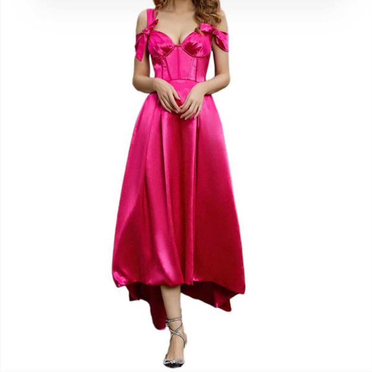 BLWOENS - Vestido de fiesta elegante para mujer