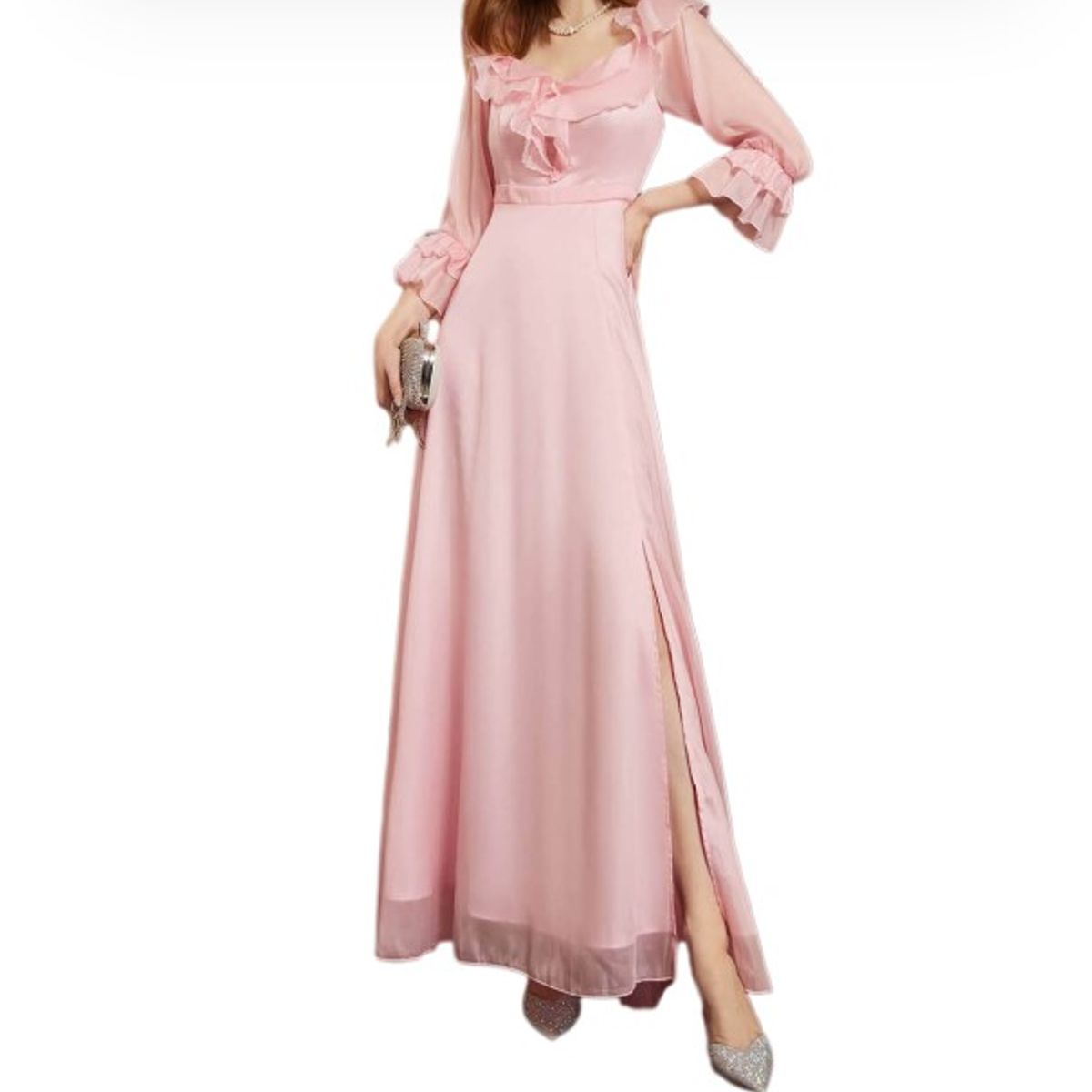 BLWOENS - Vestido de fiesta elegante para mujer