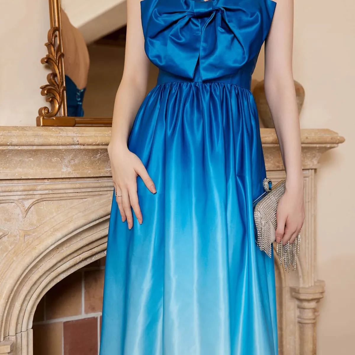 BLWOENS - Vestido de fiesta elegante para mujer