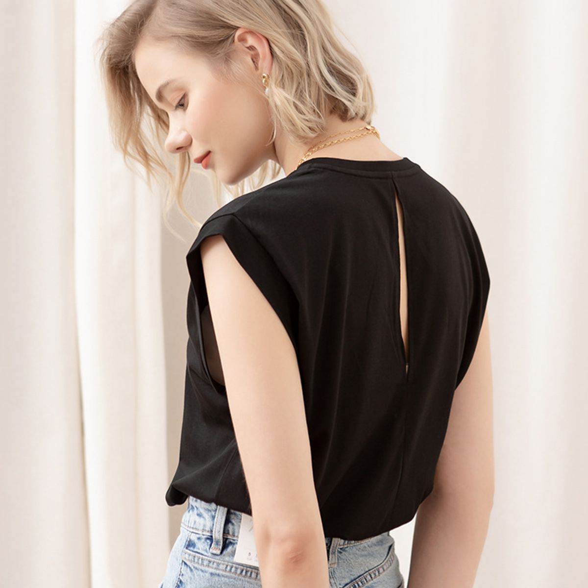 BLWOENS - Camiseta de manga corta casual para mujeres