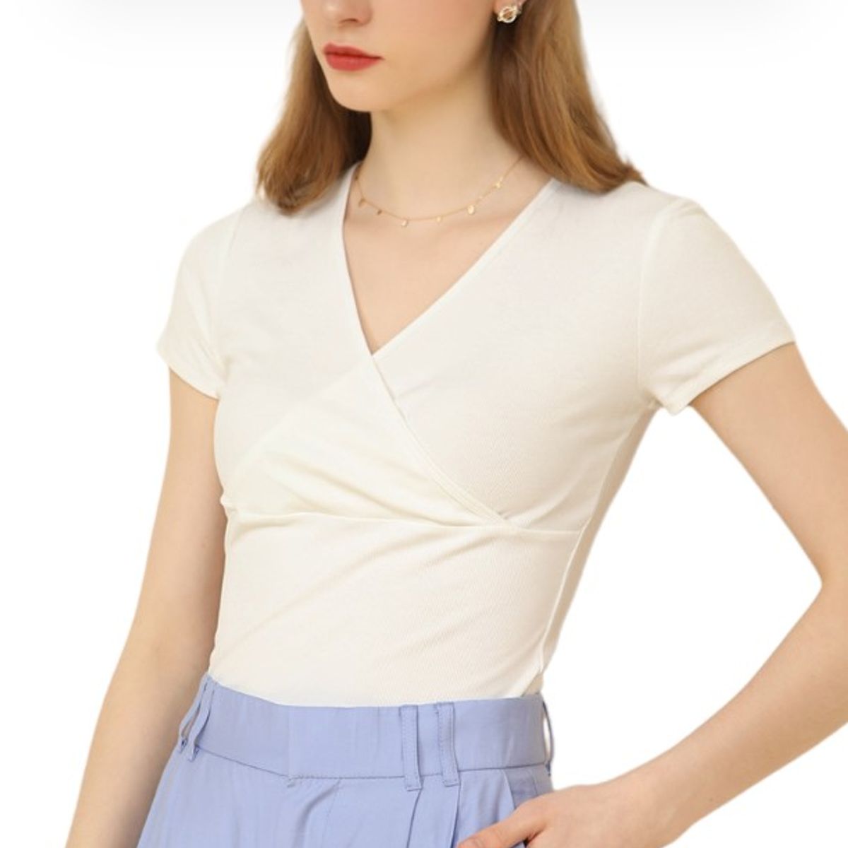 BLWOENS - Camiseta de manga corta casual para mujeres