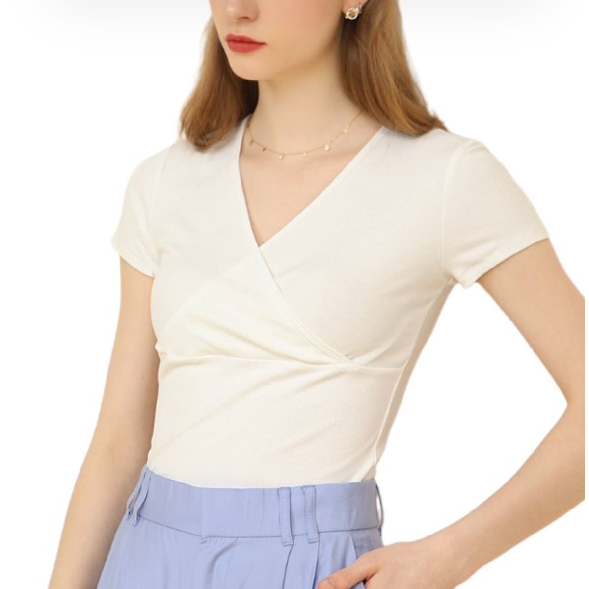 BLWOENS - Camiseta de manga corta casual para mujeres