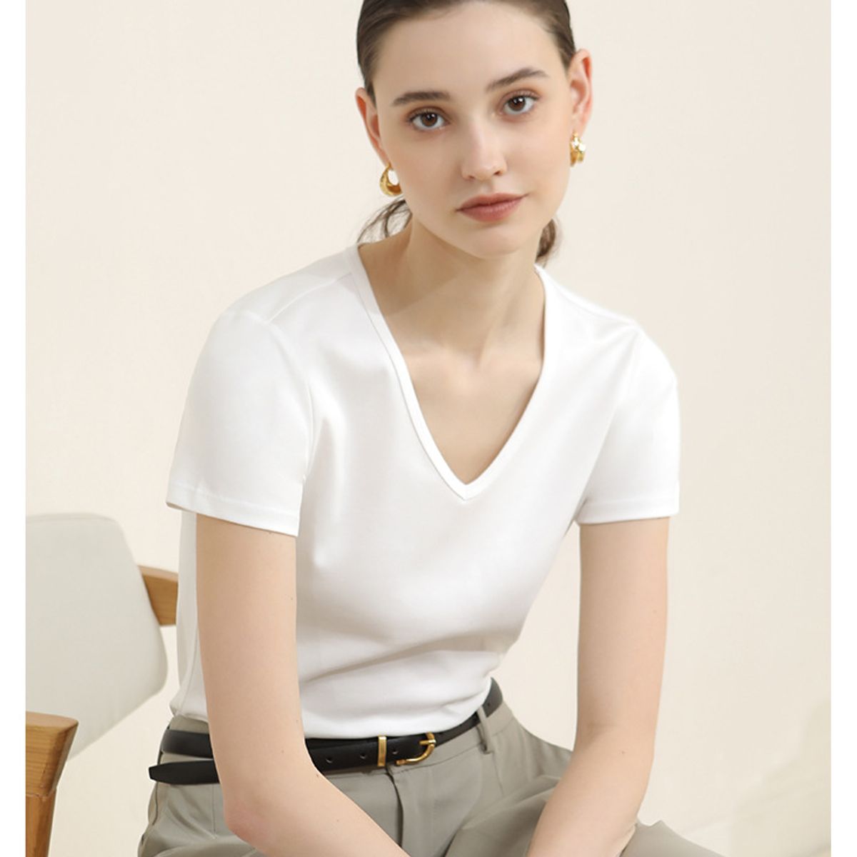 BLWOENS - Camiseta de manga corta casual para mujeres