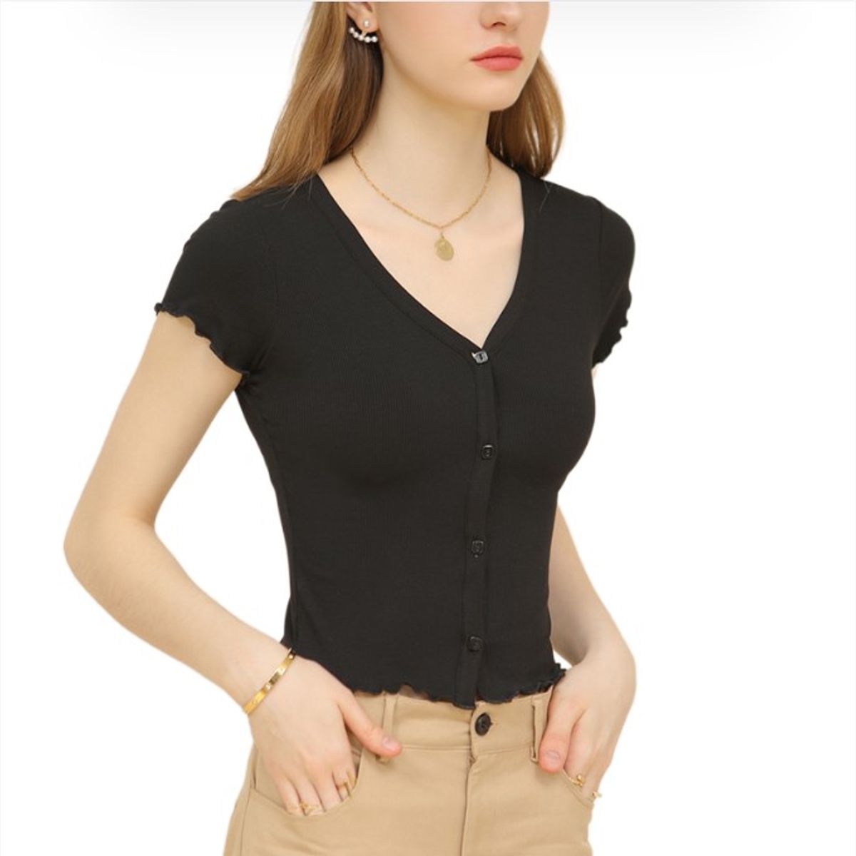 BLWOENS - Camiseta de manga corta casual para mujeres