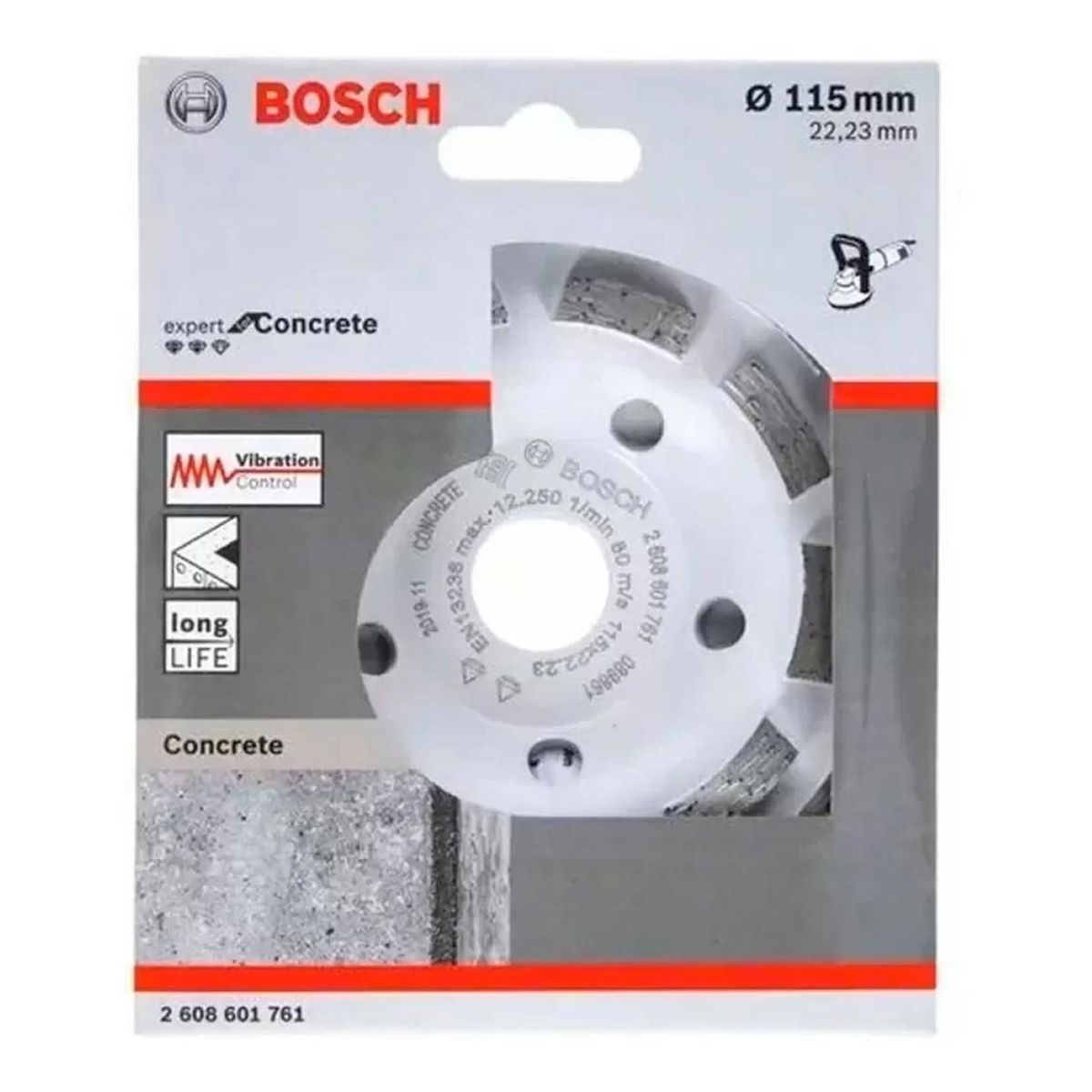 BOSCH - Vaso Diamantado Expert P/concreto Segmentado 4-1/2 Bosch