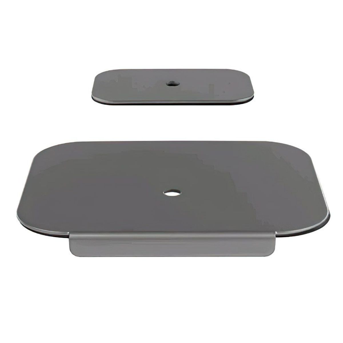 GENERICO - MONTECH - Placa de Refuerzo para Rack de Monitor  Mesa Frágil  Gris