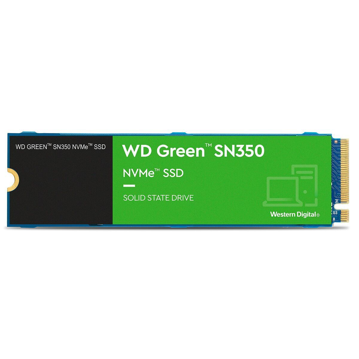 WESTERN DIGITAL - Disco SSD Western Digital SN350 500GB Green NVME M2 2280 WDS500G2G0C